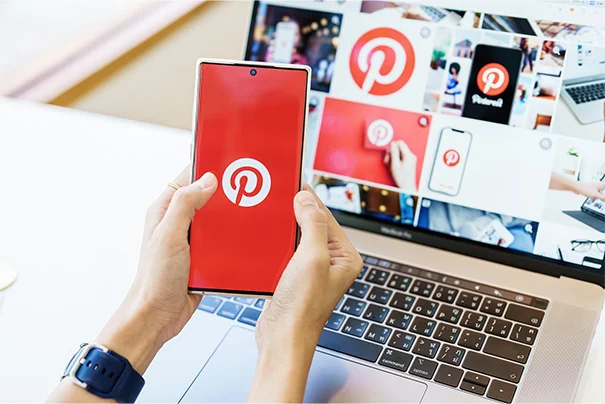 You hire a pinterest marketing company illustration - helping businesses get found online